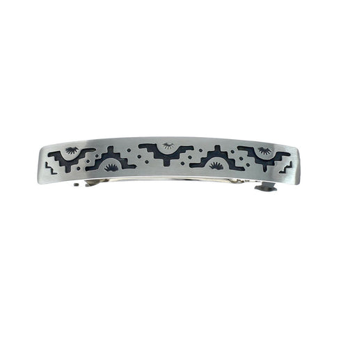 Native American Genuine Sterling Silver Hair Barrett NN20416